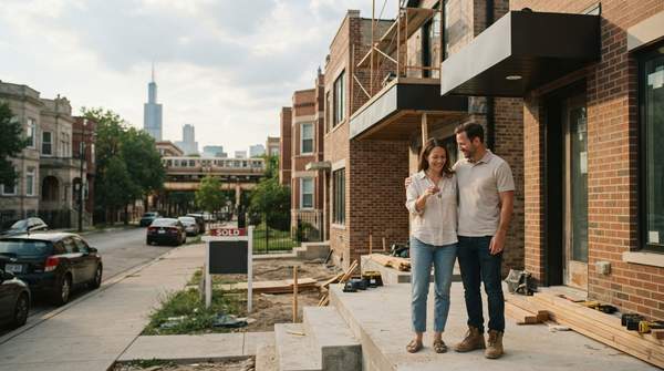 Editorial illustration for Chicago Led the Nation in Home Price Growth in August 2026 — But Inflation Still Ate Into the Gains