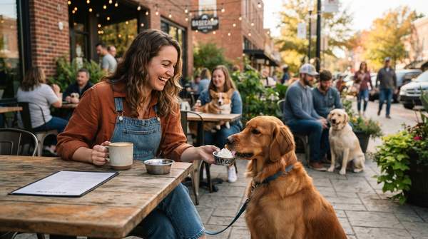 Editorial illustration for Choosing Pet-Friendly Businesses in Fayetteville, AR: Amenities and Policies Compared