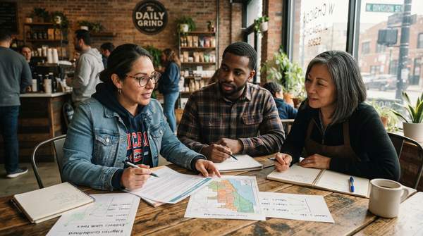 Editorial illustration for Three Chicago Small Business Grants, Compared: Which One Fits Your Business?